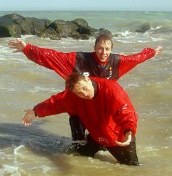 anoraks for sea swimming with friends