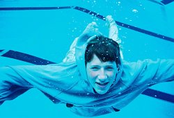 Swim underwater