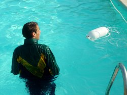Swim in lifevest
