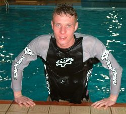 Wet Swim t-shirt in Pool